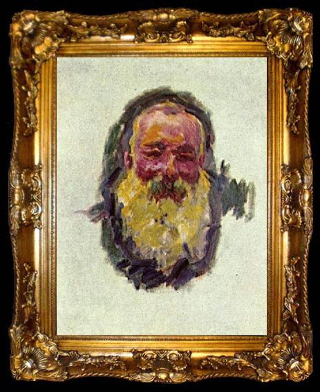 framed  Claude Monet Portrait of the Artist, ta009-2